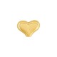 Zamak Bead Heart 11x8mm/5mm