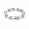 Silver/ White