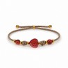 24K Gold Plated/ 0.12µm/ Brown/ Red