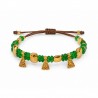 24K Gold Plated/ 0.12µm/ Green/ Brown