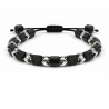 999° Silver Antique Plated/ 5µm/ Black