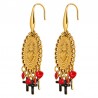 24K Gold Plated/ 0.12µm/ Black/ Red