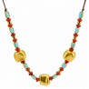 Gold/ Turquoise/ Red/ Multi