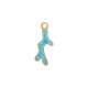 Enameled Stainless Steel 304 Charm Coral 5x14mm/1.9mm