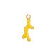 Enameled Stainless Steel 304 Charm Coral 5x14mm/1.9mm