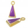 24K Gold Plated/ Purple