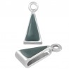 999° Silver Antique Plated/ Grey