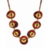 4K Gold Plated/ 0.12µm/ Brown/ Red
