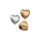 Stainless Steel 304 Bead Heart 12mm/7.6mm Ø4.5mm