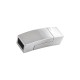 Stainless Steel 304 Magnetic Clasp 23.7x8mm Ø5.5x3mm