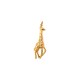 Stainless Steel 304 Pendant Giraffe 10x28mm