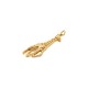 Stainless Steel 304 Pendant Giraffe 10x28mm