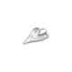 Stainless Steel 30 Charm Heart 17x15mm