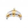 18K Gold/ Steel