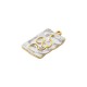 Enameled Stainless Steel 304 Pendant Tag with Snake 15x25mm