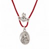 999° Silver Antique Plated/ 5µm/ Red