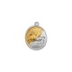 Stainless Steel 304 Pendant Coin with Pegasus 18x23mm/3mm