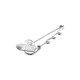 Stainless Steel 304 Pendant Pin with Heart 50/1.5mm 18x19mm