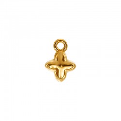 Stainless Steel 304 Charm Cross 6x8mm