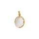 Stainless Steel 304 Charm Oval with Strass 9x13mm