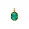 18K Gold/ Green
