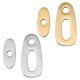 Ανοξείδωτο Ατσάλι 304 Κούμπωμα Τ 14x7mm & 9x4mm (2τμχ/Σετ)