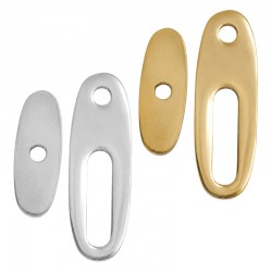 Stainless Steel 304 T Clasp 19x6mm & 13x5mm (2pcs/ Set)