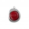 Steel/ Red