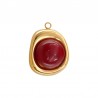 18K Gold/ Red