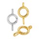 Brass Lobster Clasp Round 10x20mm/4mm
