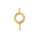 Brass Lobster Clasp Round 10x20mm/4mm