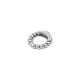 Brass Twisted Jump Ring with 2 Holes 6mm Ø0.6mm