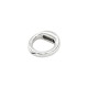  Brass Jump Ring with 2 Holes 8mm Ø1.0mm