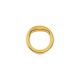  Brass Jump Ring with 2 Holes 8mm Ø1.0mm