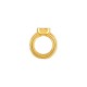 Brass Jump Ring with Base 8x4mm Ø0.6mm