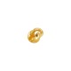 Brass Clamshell Bead Tip (Calotte) with Loop 5mm
