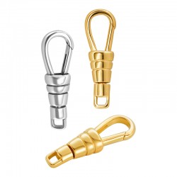 Μεταλλικό Μπρούτζινο Παπαγαλάκι 8x25mm/6mm