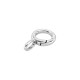 Brass Lobster Clasp Round 10x17mm/4mm