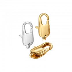 Brass Lobster Clasp Oval 4x10mm
