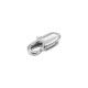 Brass Lobster Clasp Oval 4x10mm