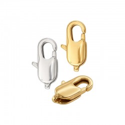 Brass Lobster Clasp Oval 5x12mm