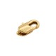 Brass Lobster Clasp Oval 5x12mm