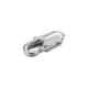 Brass Lobster Clasp Oval 6x14mm