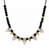 999° Silver Antique Plated/ 5µm/ Black/ Gold