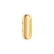 Zamak Twin Bead Oval 5x14mm/3mm Ø1.5mm