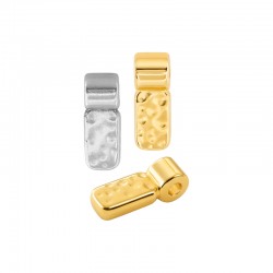 Zamak Charm Rectangular 7x12mm/5mm Ø1.8mm