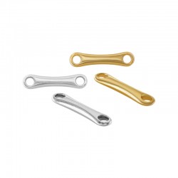 Zamak Connector Bar 3.5x15mm/1.5mm Ø1.8mm