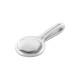 Zamak Pendant Round Flat 15x33mm/6mm
