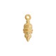 Zamak Charm Teardrop Ethnic 7x16mm/6mm Ø1.8mm