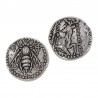 999° Silver Antique Plated/ 5µm